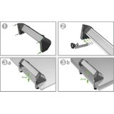 Brennenstuhl - Alu-Office-Line - Stekkerdoos - Zwart - 1,8 Meter
