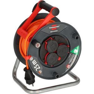 Brennenstuhl - Garant V2 - Kabelhaspel - 25m - Buiten - IP44 - 3 Contactdozen