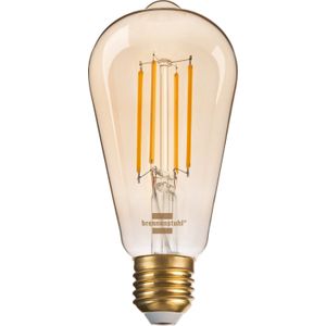 Brennenstuhl LED-lamp Energielabel: F (A - G) E27 4.9 W Goud