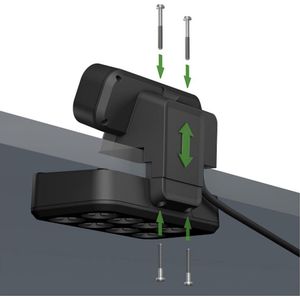 Brennenstuhl Estilo Stekkerdoos met 2+8 Contacten en 2x USB (1x PD) / Zwart/Grijs - 2 Meter