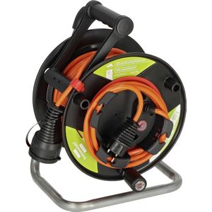 Brennenstuhl - Garant - Verlengsnoer Haspel - Oranje - 25 m Kabel - IP44