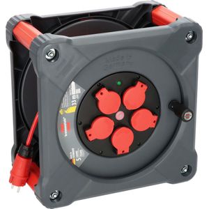 Brennenstuhl Professional Bouwplaats kabelhaspel | KA 3110 5 | IP44 | 33m | H07BQ-F 3G1.5 - 9201330210