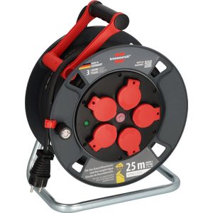 Brennenstuhl - Professional Kabelhaspel 300 KU 2200 - Zwart - 25m Kabel - Kunststof