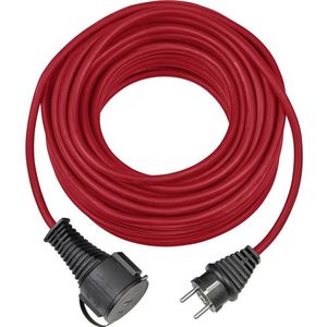 Brennenstuhl - CEE 7/7 - CEE 7/3 Verlengkabel - Rood - 10 Meter - IP44