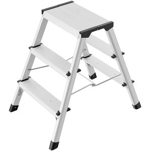 Hailo 4443-701 D60 Standardline Trapladder Opvouwbaar 2X3 Treden