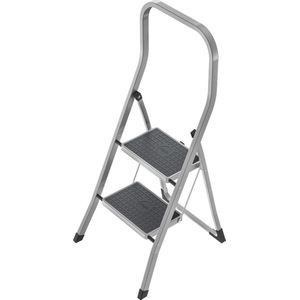 Hailo K45 Huishoudtrap - Keukentrap - 2 treden - antraciet