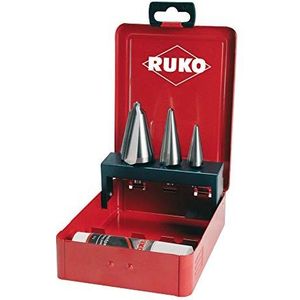 RUKO 101020E HSS-E Co 5 kegelboor 3-delig met snijklei 30g