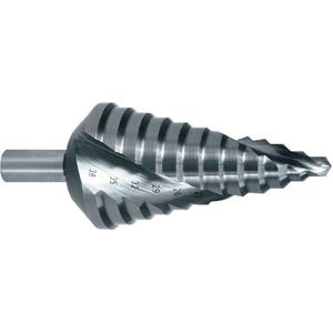 RUKO Stufenbohrer HSS spiralgenutet mit Kreuzanschliff 9 Stufen Ø 4 - 12 mm - 101050-9/RUKO