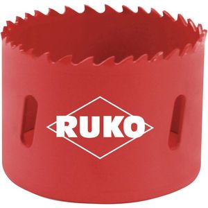 RUKO 106121 - Corona perforadora HSS bimetal, Dentado variabel (121 mm)