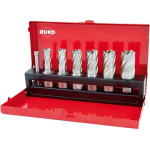RUKO 108820 Kernlochbohrer 7teilig 12 mm, 14 mm, 16 mm, 18 mm, 20 mm, 22 mm 1 Set