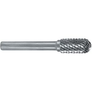 Ruko 116048 Hardmetalen freesstift, halfbolvormig, vorm C, rolrond (WRC), 3 x 38 mm
