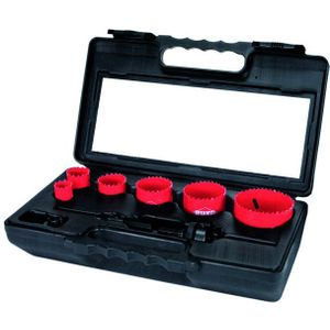 RUKO - A106340 - Gatenzaagset - 8-delig - Ø22-68 mm - Robuuste Constructie