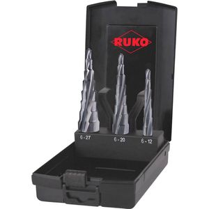RUKO 101087PRO Getrapteboorset 3-delig 6 - 12 M - 6 - 20 M - 6