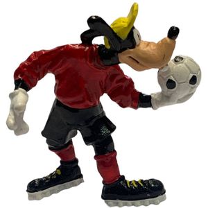 Disney Goofy - keeper - voetballer poppetje - 9cm - speelfiguurtje Bullyland