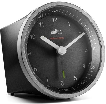 Braun - BC07SB-DCF - Funkwecker - Zwart-Zilver - DCF-Radiosignaal