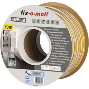 Fix-o-moll tochtband zelfklevend P 9x5,5mm 50m wit*