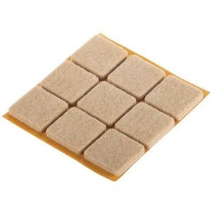Fix-o-moll Parketglijders Bigduo Zelfklevend 25x25mm 9 St