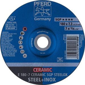 Afbraamschijf gebogen CO24QSG 230x7,2mm PFERD