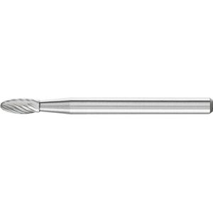 HM-Kleinfrässtift b Flammenform Zahnung 5 B0307