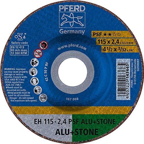 PFERD EHT 230-3,2 PSF ALU+STONE, Guss, Metall ohne Eisen, Kunststoff, Aluminium, PFERD, 2,22 cm, 23 cm, 6600 U/min, 25 Stück