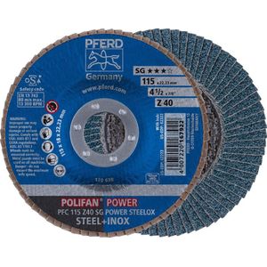 Polifan-Tandveerring Pff 125 Z 60 Sg Power Steelox Pferd 67686125 Diameter 125 Mm 10 Stuks