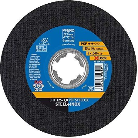 PFERD - PSF STEELOX - Slijpschijven - 10 Stuks - 125 mm - X-Lock