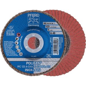 Polifan-Tandveerring Pfc 115 A-Cool 60 Sg Inox+Aluminium Pferd 67756115 Diameter 115 Mm 10 Stuks