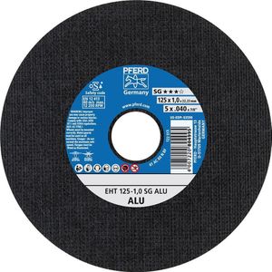 Pferd - 61320822 Trennscheibe sg alu D125x2,4mm gekröpft Aluminium Bohrung 22,23 m