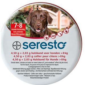Seresto Teken- en Vlooienband Grote Hond (VANAF 8 KG 70 CM)