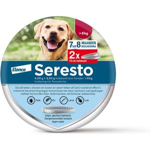 Seresto Teken- En Vlooienband - Anti Tekenmiddel - 2 Stuks