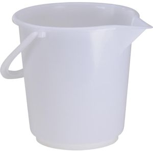 Hunersdorff Emmer | 17,0 l hogedruk-polyethyleen natuur | kunststofbeugel | d. 330 mm | hoogte 315 mm | 1 stuk - 942100 942100