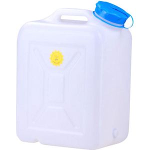 Wijdhals-jerrycan - 31 Liter - Natuurlijke Afwerking - Voedselveilig Polyethyleen