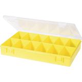 Hünersdorff - Sorteerdoos - Geel - Polypropyleen - 12 Vakken