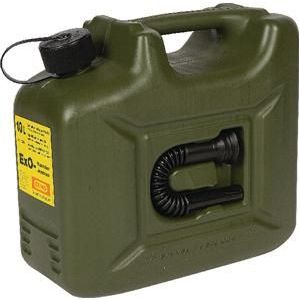 Ex0 - Jerrycan - Groen - Polyethyleen - Inhoud 10 L - Stapelbaar