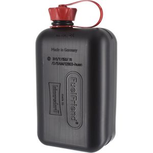 FuelFriend® -BIG CLEAR max. 2,0 liter – kleine jerrycan, mini-reservejerrycan met VN-goedkeuring