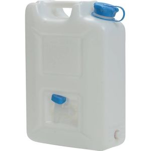 Hunersdorff Waterjerrycan | 22 l HD-PE stapelbaar, met uitloopkraan | H495xB350xD165mm | 1 stuk - 816700 816700