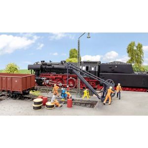 NOCH® Figuurthemawereld ""Bahnbetriebswerk"", bewegende figuren, accessoires voor H0 modelspoorwegen