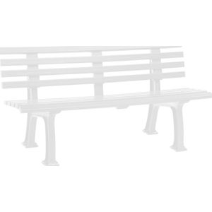 Gartenbank, 3-Sitzer, L 1500 mm, weiß
