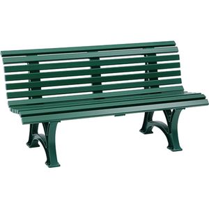 Gartenbank helgoland 3-Sitzer Länge 1500 mm, grün