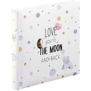 Hama Boekenalbum To The Moon, 25 x 25 cm, 50 pagina's, max. 100 foto's van 10 x 15 cm, standaard, meerkleurig