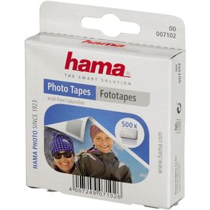 Hama doppelseitige Klebepads 12 mm  x 13 mm weiß