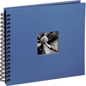 Hama "Fine Art" Spiral Album 36 x 32 cm 50 Black Pages azure