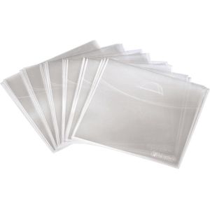 Hama CD/DVD beschermhoezen, papier, 75 stuks, transparant