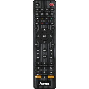 Hama Universele afstandsbediening ""Smart TV"" 4-in-1 (4 voorgeprogrammeerde apparaten, TV/DVD/STB/VCR, vervangende afstandsbediening voor IR-afstandsbediening) zwart