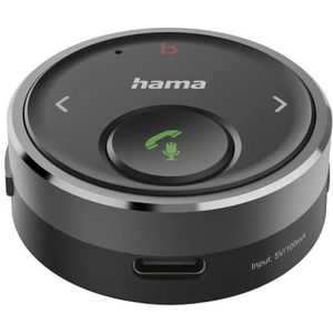 Hama - Bluetooth Receiver - Zwart - 3,5-mm Stekker - Draadloze Muziekoverdracht