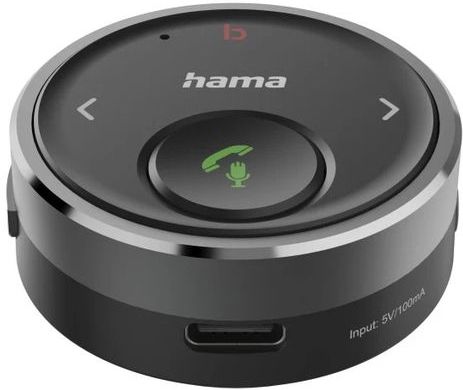 Hama - Bluetooth Receiver - Zwart - 3,5-mm Stekker - Draadloze Muziekoverdracht