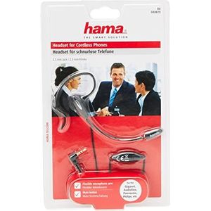 HAMA Headset voor draadloze telefoons, 2,5 mm jack, (Ontwerp kan variëren)