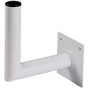 Hama SAT-houder van aluminium, 25 cm wandafstand, wit