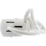 Hama - Stekkerdoos 5-voudig - Wit - 1,4 m - Incl. Schakelaar