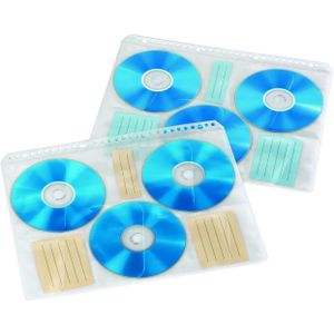 hama 6er CD-/DVD-Hüllen transparent, 10 St.